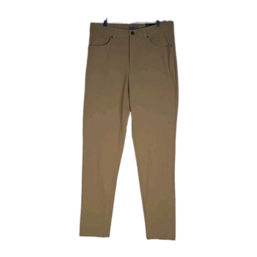 VRST New Tan  Mens Five Pockets Performance Pants Size 34x36 Slim Warn Stone